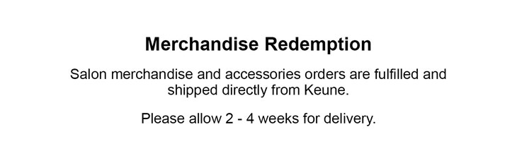 Keune Rewards Merchandise