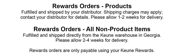 Keune Product Redemption