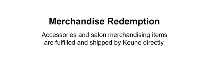 Keune Rewards Merchandise