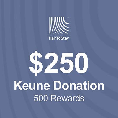 Charity HairToStayDonation: 500 Rewards = $250 Donation