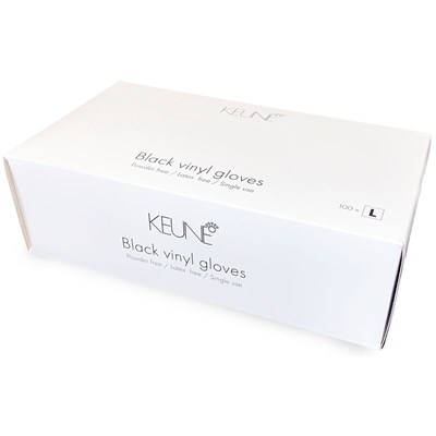 MERCH Black Vinyl Gloves - Large, Powder Free/Latex Free/Single Use 100 ct.